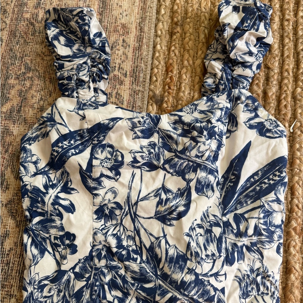 Abercrombie & Fitch Cropped Tank Top Floral